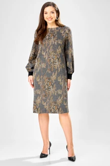 Платье GIZART 7385 /1 серо-оливковый