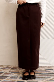 Юбка GIZART 35348 /1 шоколадный джинс