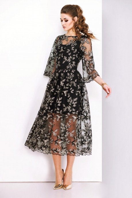 Вечернее платье Juanta 2594 чёрный/вышивка размер 42-46 #1