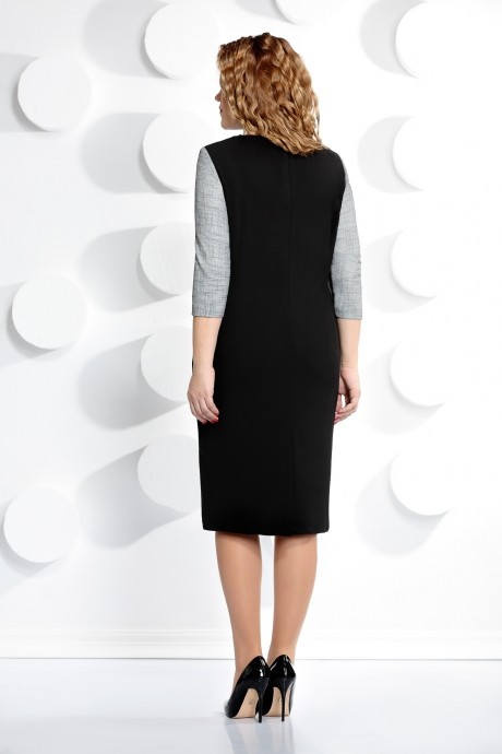 Платье Мублиз плюс 200 черный/серый размер 56-60 #2