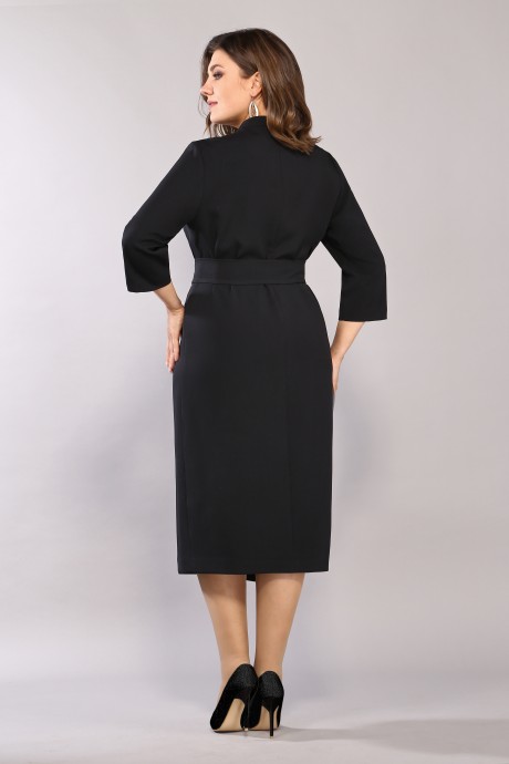 Вечернее платье Мублиз плюс 622 черный размер 52-56 #3