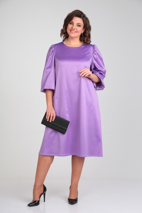 Вечернее платье Мублиз плюс 022 сирень размер 48-52 #1