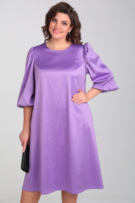 Вечернее платье Мублиз плюс 022 сирень размер 48-52 #4