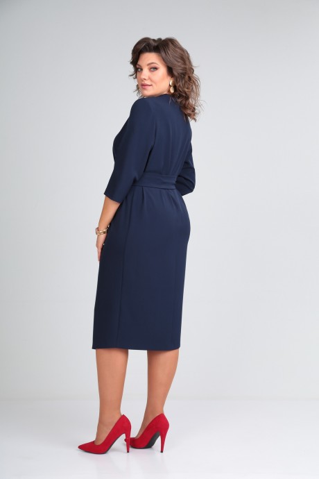 Платье Мублиз плюс 029 синий размер 50-60 #3
