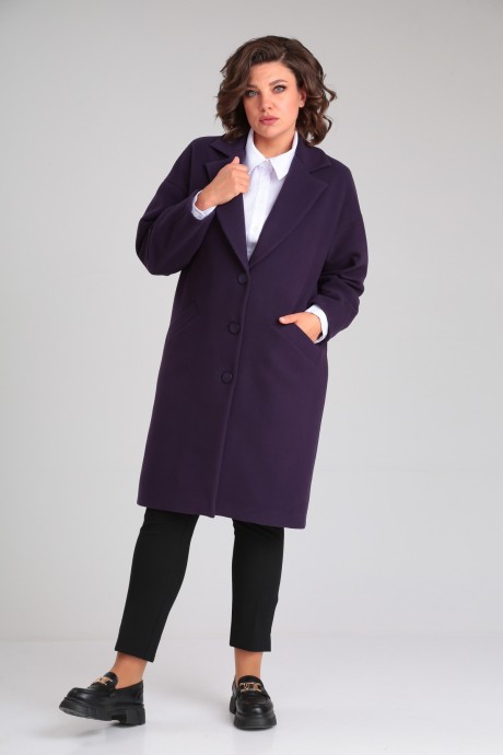 Жакет (пиджак) Мублиз плюс 082 фиолетовый размер 46-50 #2