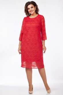 Вечернее платье Мублиз плюс 107 красный #1
