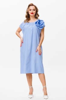 Платье Мублиз плюс 162 голубой #1