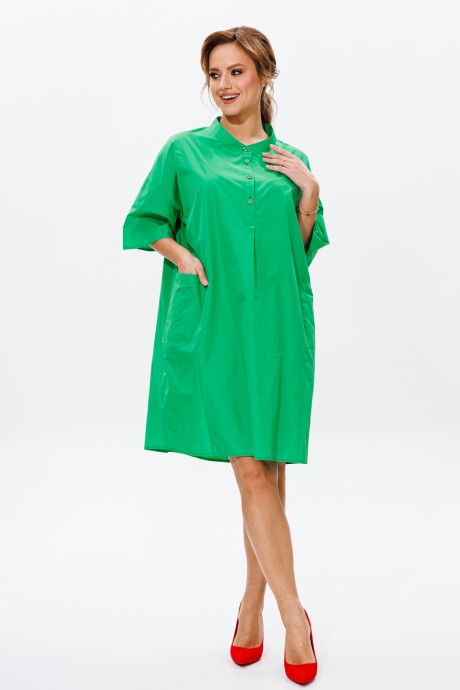 Платье Мублиз плюс 145 Зеленый размер 48-52 #2