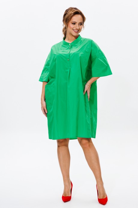 Платье Мублиз плюс 145 Зеленый размер 48-52 #3