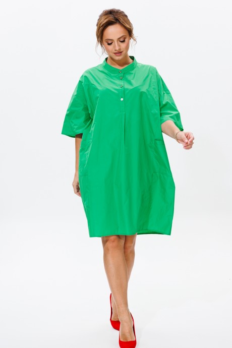 Платье Мублиз плюс 145 Зеленый размер 48-52 #4