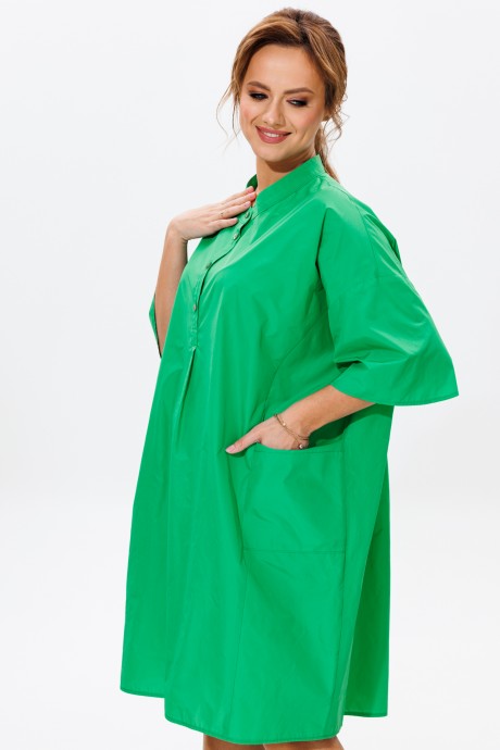 Платье Мублиз плюс 145 Зеленый размер 48-52 #5