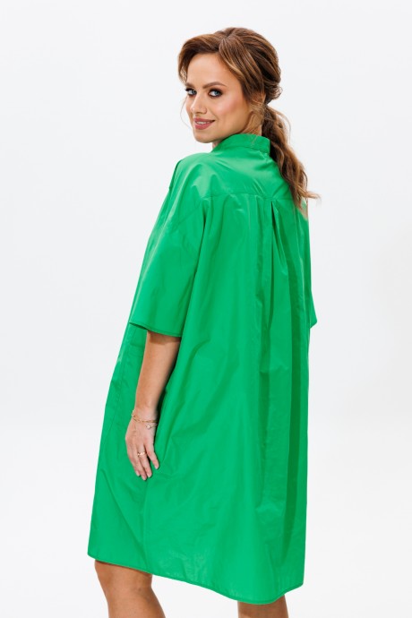 Платье Мублиз плюс 145 Зеленый размер 48-52 #6