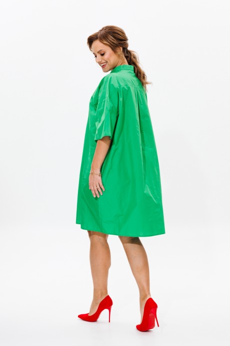 Платье Мублиз плюс 145 Зеленый размер 48-52 #8