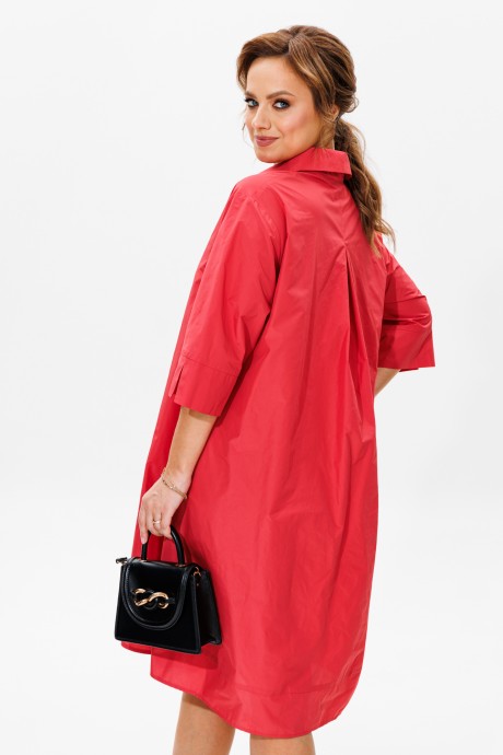 Платье Мублиз плюс 155 красный размер 52-56 #9