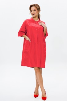 Платье Мублиз плюс 145 красный #1