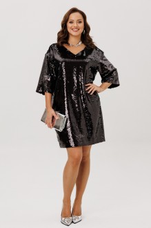 Вечернее платье Мублиз плюс 297 черный #1