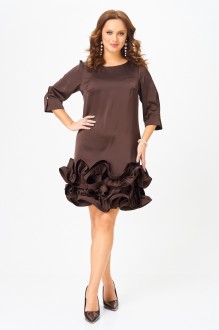 Вечернее платье Мублиз плюс 291 шоколад