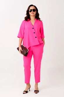 Брючный костюм Мублиз плюс 327 фуксия