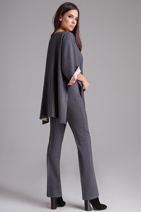 Блузка, туника, рубашка Teffi Style 1285 графит размер 44-62 #2
