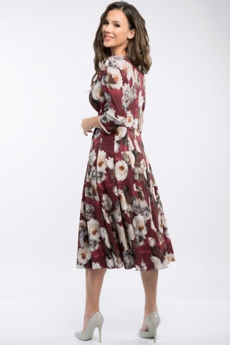 Платье Teffi Style 1217 бордо размер 48-54 #3