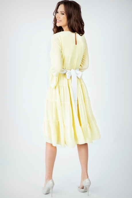 Платье Teffi Style 1393 жёлтый размер 44-50 #3
