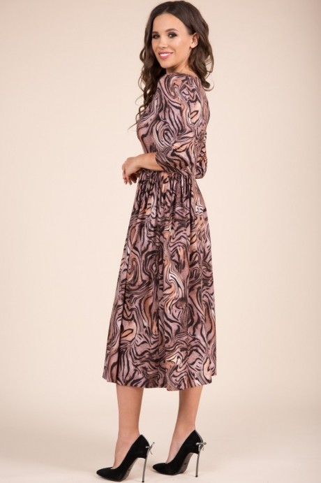 Платье Teffi Style 1421 тигр размер 44-50 #3