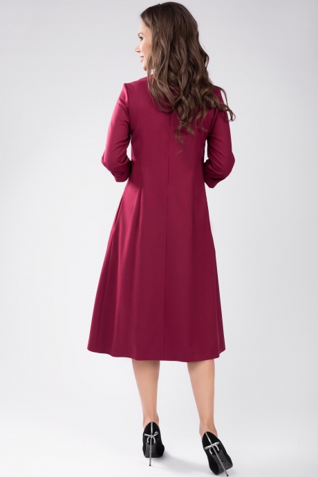 Платье Teffi Style 1436 сангиновый размер 44-58 #3