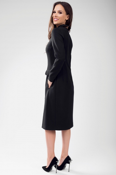 Платье Teffi Style 1447 чёрный размер 44-54 #3