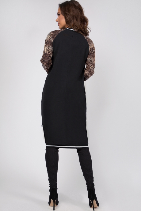 Платье Teffi Style 1452 чёрный размер 46-60 #3