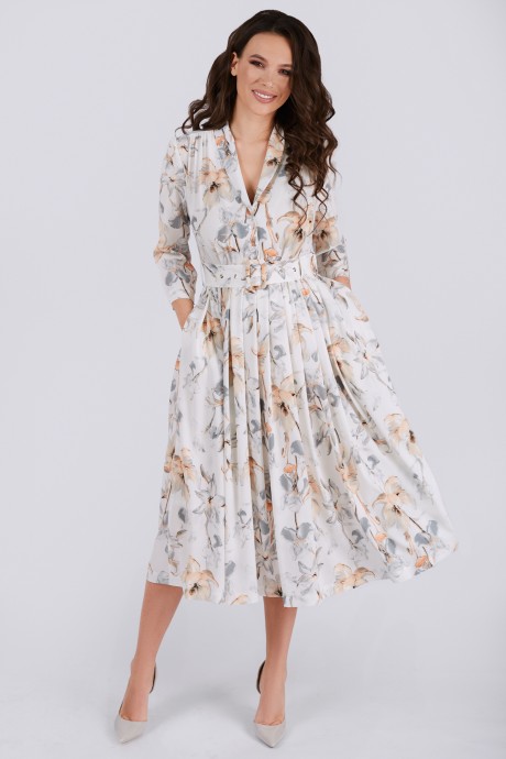 Платье Teffi Style 1425/1 охра размер 44-54 #1