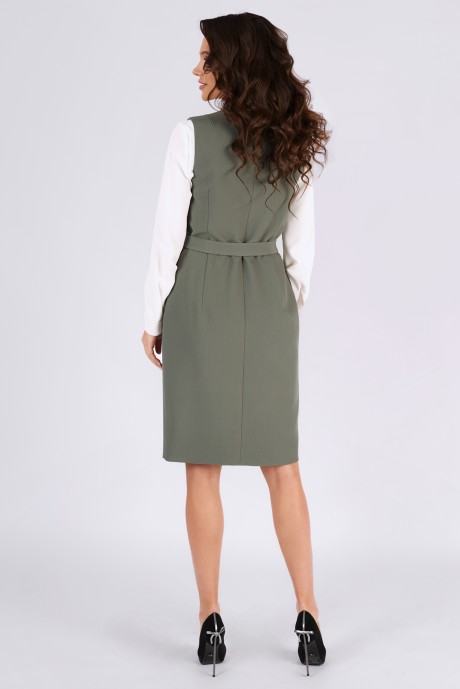 Платье Teffi Style 1460 агатово-зелёный размер 44-54 #2