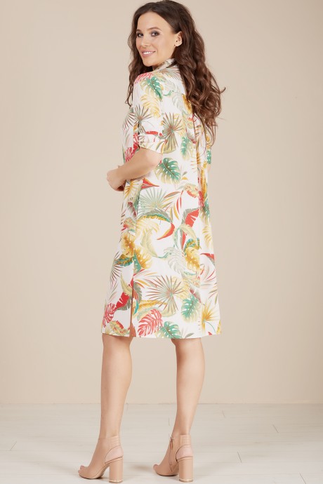 Платье Teffi Style 1493 папоротники размер 44-58 #3