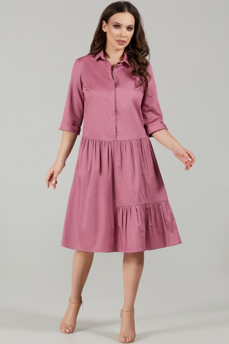 Платье Teffi Style 1487 ежевика размер 44-58 #2