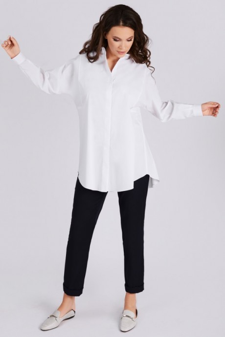 Блузка Teffi Style 1481 белый размер 44-58 #1