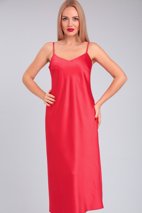 Платье Такка 23-211/1 красный размер 44-54 #5
