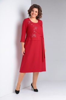 Платье Такка 23-203 красный #1