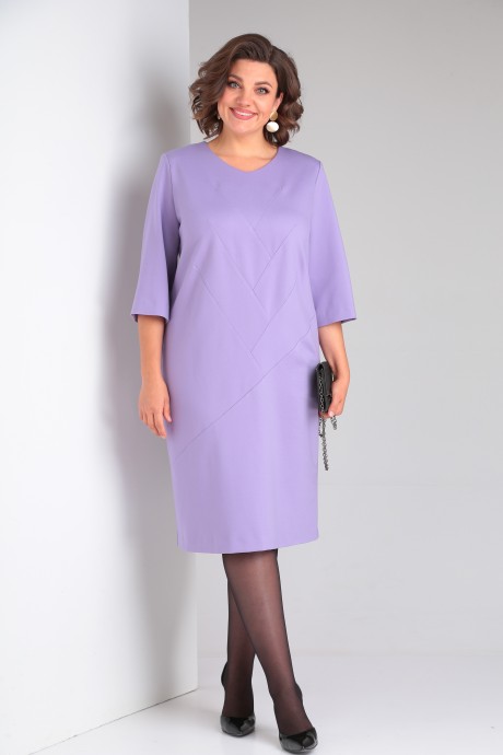 Платье Такка 23-194 лиловый размер 56-60 #1