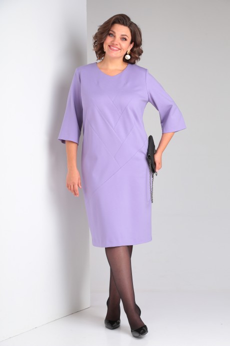 Платье Такка 23-194 лиловый размер 56-60 #3