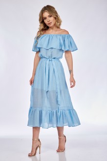 Платье Такка 24-222 голубой #1