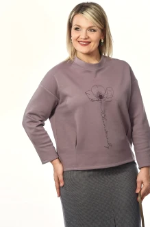 Джемпер (кофта) Такка 26-264 серо-коричневый