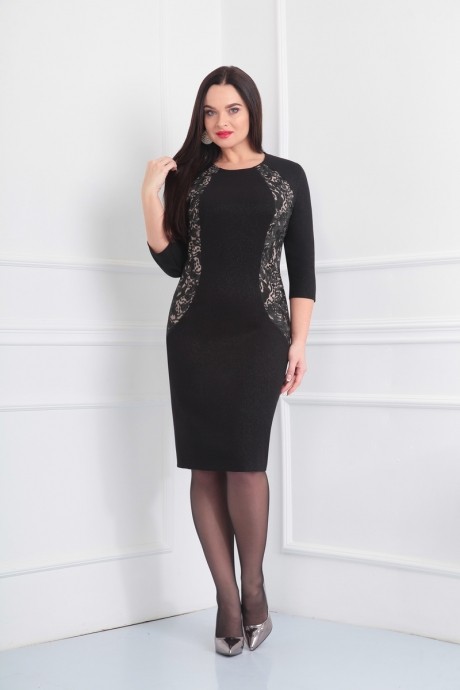 Вечернее платье Ksenia Style 1483 черный размер 52-56 #1