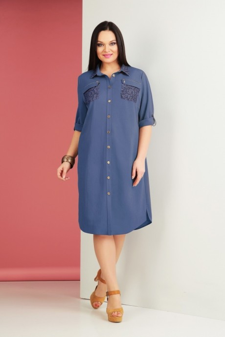 Платье Ksenia Style 1512 синий размер 52-56 #1