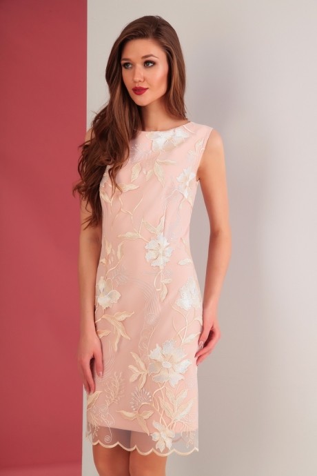 Вечернее платье Ksenia Style 1528 розовый размер 44-48 #2