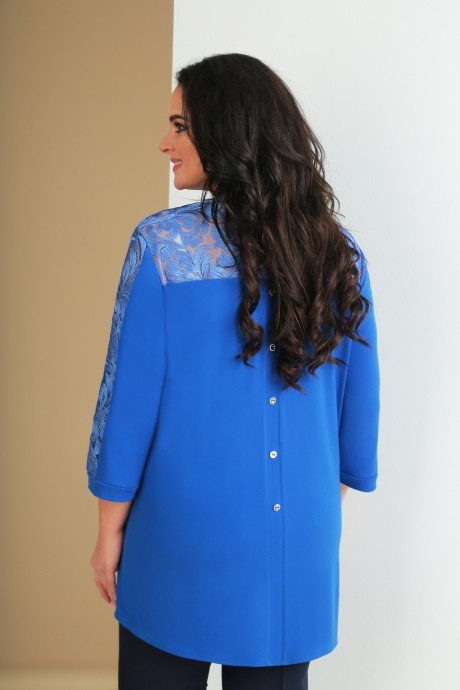 Блузка, туника, рубашка Ksenia Style 1359 василёк размер 62-72 #3