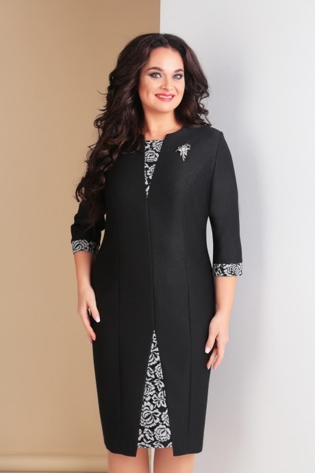 Вечернее платье Ksenia Style 1570 черный размер 56-60 #3