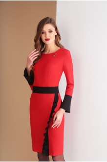 Ksenia Style 1585 красный+черная отделка #2