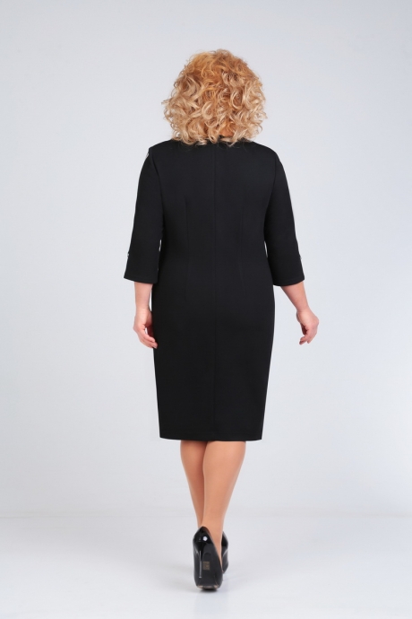Платье Ksenia Style 1721 черный с бежевым размер 54-58 #3
