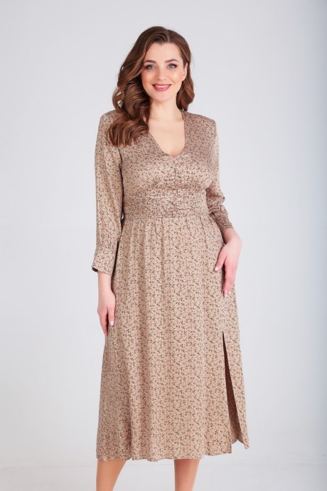 Платье Ksenia Style 1760 бежевый размер 48-52 #2