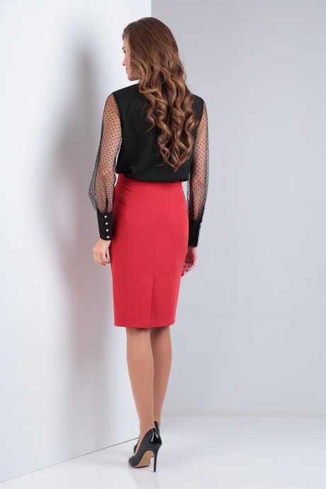 Блузка Ksenia Style 1818 черный размер 44-48 #2