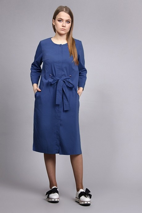 Платье Fantazia Mod 3041 синий размер 46-52 #1